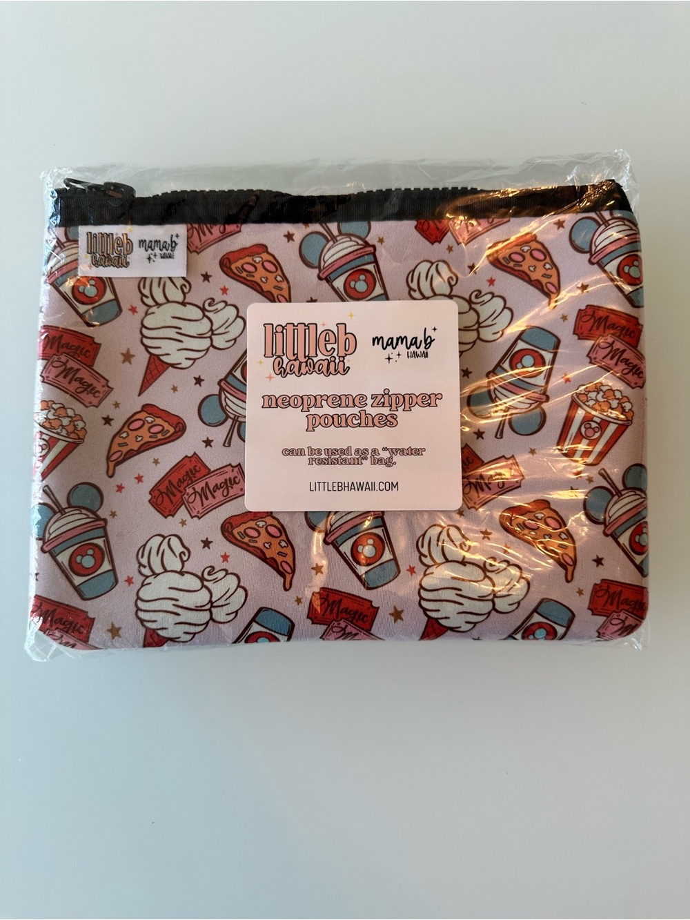 Little B Hawaii Disney Themed Neoprene Zipper Pouch